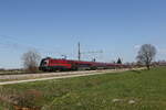 1116 245 aus Salzburg kommend am 7. April 2026 bei �bersee am Chiemsee.