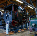 Die kohlegefeuerte Zahnraddampflokomotive SKGLB Z3 „Erika“ der Schafbergbahn, ex SKGB 999.103 „Erika“, ex BB� Z3, ex �BB 999.103 „Erika“ am 11.09.2022 in der