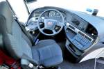Fahrerkabine des neuen SETRA 515 HD von BLAGUSS aus Wien mit neuem Design,gesehen in der Wachau/Niedersterreich,26.5.2013.