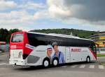 Setra 517 HD von Blaguss Reisen aus Wien am 21.August 2014 in Krems gesehen.
