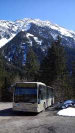 Ein Mercedes Citaro der BB Postbus als Zillertal Arena Skibus.