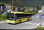 Ein MERCEDES O 530 CITARO FL der ÖBB-Postbus GmbH, unterwegs auf der Linie 4242 in St. Anton am Arlberg (Tirol).