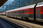 Der 2.Klasse ÖBB-Railjet-Wagen mit Fahrradabteil (economy / 2.