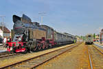 TKt48-191 steht mit ein Sonderzug nach Stefanowo am 30 April 2016 in Wolsztyn.