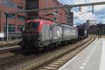 PKP Cargo EU46-514 treft am 25 Mai 2021 in Amersfoort ein mit ein aus China kommender KLV.