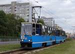 STRASSENBAHNBETRIEBE IN POLEN  Strassenbahn BRESLAU   Trotz der Inbetriebnahme von neuen Niederflurgelenkwagen bilden auch heute noch immer die alten polnischen Triebwagen aus dem Hause Konstal das