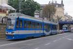 STRASSENBAHNBETRIEBE IN POLEN Strassenbahn KRAKAU Auf dem Strassenbahnnetz sind auch Gebrauchtwagen aus Wien, Düsseldorf und Nürnberg zu sehen.