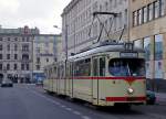 STRASSENBAHNBETRIEBE IN POLEN  Strassenbahn POSEN  Auf dem Strassenbahnnetz sind auch Gebrauchtwagen aus Dsseldorf und Frankfurt am Main zu sehen.