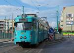 STRASSENBAHNBETRIEBE IN POLEN  Strassenbahn POSEN  Auf dem Strassenbahnnetz sind auch Gebrauchtwagen aus Dsseldorf und Frankfurt am Main zu sehen.