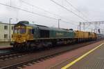 Freightliner PL 66602 durchfahrt am 3 Mai 2018 Rzepin. 