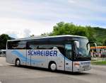 SETRA 415 GT- HD von SCHREIBER Reisen / sterreich am 22.5.2013 in Krems an der Donau.