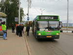 Krasnojarsk am 14. September 2018  Linienbus  Marke LiAZ