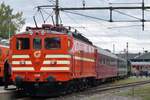 Am 12 September 2015 steht TGOJ 408 mit ein Schweizerischer Sonderzug ins Eisenbahnmusrum von Gävle.