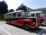 (266'416) - Schaffer, Oberburg - Nr. 1/BE 30'513 - Saurer/R&J (ex AFA Adelboden Nr. 16; ex ASKA Aeschi Nr. 8) am 31. August 2024 in Oberkirch, CAMPUS Sursee