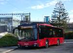 (268'427) - Bernmobil, Bern - Nr. 417/BE 716'417 - MAN am 25. Oktober 2024 beim Bahnhof Niederwangen