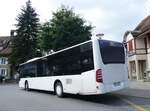 (266'670) - Intertours, Domdidier - Nr. 485/FR 300'485 - Mercedes (ex TPL Lugano Nr. 303) am 6. September 2024 beim Bahnhof Tuffelen