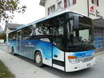 (257'015) - LBB Susten - Nr. 4/VS 38'004 - Setra am 16. November 2023 in Leuk, Garage