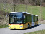 (273'103) - PostAuto Bern - BE 827'645/PID 11'426 - Mercedes am 20. Mrz 2025 in Niederried, Wendeplatz