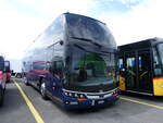 (264'929) - Schweizer Armee - M+28'935 - Scania/Beulas am 21. Juli 2024 in Kerzers, Interbus