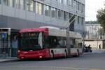 (266'510) - SW Winterthur - Nr. 104 - Hess/Hess Gelenktrolleybus am 31. August 2024 in Winterthur, Museumstrasse/HB