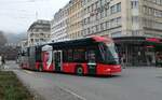 (282'742) - VB Biel - Nr. 95 - Hess/Hess Gelenktrolleybus am 4. Dezember 2025 beim Bahnhof Biel