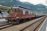 Während das Jubiläum  100 jahre BLS 1913-2013  steht am 30 Juni 2013 BLS 251 mit ein Pendelzug nach Kandersteg in Frutigen.