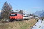 2023-02-01 SBB CFF FFS Sion  locomotive lectrique Re 460 000 Grauholz