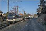 Als etwas grössere Variante nocheinmal die MOB Ge 4/4 8002 mit dem Belle Epoque Zug in Fontanivent und bei genauerem Hinsehen erkant man am Zugschluss wage den nachlaufenden Alpina ABe 4/4 9302.