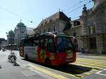 (252'400) - Busmiete, Mnchenstein - BS 38'696 - StaCo am 7. Juli 2023 beim Bahnhof Basel