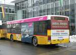 (257'428) - PostAuto Bern - BE 499'063/PID 10'299 - Lanz+Marti/Hess Personenanhnger (ex VBL Luzern Nr. 310) am 4. Dezember 2023 beim Bahnhof Interlaken Ost