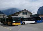 (265'999) - PostAuto Nordschweiz - BL 196'031/PID 5345 - Mercedes am 19. August 2024 beim Bahnhof Meiringen