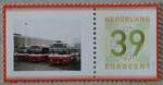 (235'554) - Aus Holland: Briefmarke - 39 Eurocent - mit drei ehemaligen Bieler Volvo/R&J Gelenkbussen am 9.