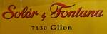 (280'231) - Beschriftung - Solr & Fontana 7130 Glion - am 10.