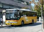 (254'946) - PostAuto Graubnden - Nr. 26/GR 102'380/PID 4365 - Setra (ex GR 102'345; ex Riederer, St. Margrethenberg) am 8. September 2023 beim Bahnhof Landquart