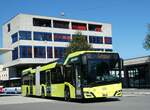 (255'611) - Aus Liechtenstein: BOS PS Anstalt, Vaduz - Nr. 571/FL 40'229 - Solaris am 26. September 2023 beim Bahnhof Buchs