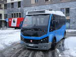 (259'544) - Thur-Taxi, Weinfelden - TG 149'322 - Karsan am 23. Februar 2024 in Andermatt, Bahnhofplatz (Einsatz Andermatt-Urserntal Tourismus, Andermatt)