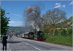 Nostalgie & Vapeur 2021 / Nostalgie & Dampf 2021 - so das Thema des diesjährigen Pfingstfestivals der Blonay Chamby Bahn, und von beidem gab es reichlich; kräftig dampfend verlässt das