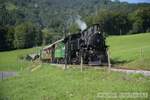 2019-08-24, BC Cornaux  Locomotives à vapeur HG 3/4 3 avec 23-C44-36     Photo Olivier Vietti-Violi Yverdon-les-Bains.