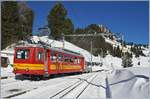 Der BVB TPC BDeh 2/4 25 verlsst die Station Bouquetin in Richtung Col-de-Bretaye.