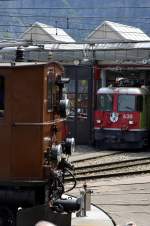 Jubiläum 125 Jahre RhB am 10.05.2014 im Depot Landquart.