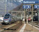 Ein CIS ETR 610 verlsst als Bellinzona in Richtung Norden.