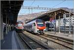 Für einige Tage verkehrte ein SBB Fernverkehr RABe 523.5  Mouette  auf der Train de Vignes Strecke.