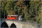 1968-2018 - 50 Jahre Blonay-Chamby Bahn Museumsbahnbetrieb: Der Sommer/Herbst 2018 war sehr trocken, so dass Dampffahrten untersagt wurden oder ein Löschzug diese begleiten musste.