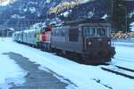 Am 1.Jänner 2025 liegt der Bahnhof von Kandersteg ganz ins Schatten, wurde BLS 192 doch noch fotografiert.