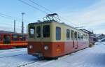 Der JB BDhe 2/4 203 auf der  Talstation  (!) Kleine Scheidegg.