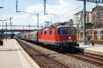 Die Re 420 281-8 (91 85 4420 281-82 CH-SBBC) bzw.