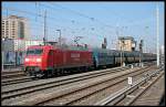 DB Schenker 145 053-5 mit Kohlezug (NVR-Nummer: 91 80 6145 053-5 D-DB, gesehen Berlin Greifswalder Str 03.04.2010)