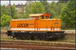 LOCON 104 abgestellt am 08.06.2013 in Eberswalde (NVR-Nummer 98 80 3 345 261-2 D-LOCON)