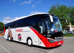 Setra 515 HD von Blaguss Reisen aus sterreich am 18.4.2015 in Krems.