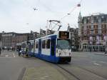 GVBA TW 822 Muntplein, Amsterdam 26-08-2014.